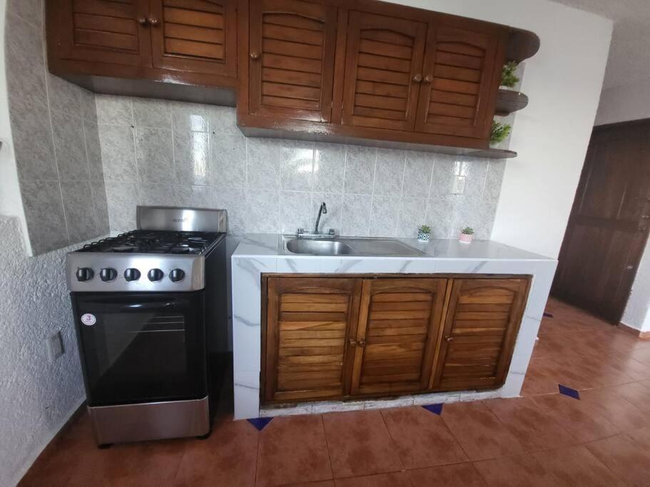 2 Rooms Apartment With Private Beach In Puerto Juarez แคนคูน ภายนอก รูปภาพ