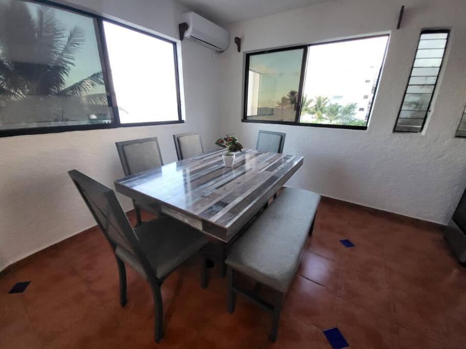2 Rooms Apartment With Private Beach In Puerto Juarez แคนคูน ภายนอก รูปภาพ